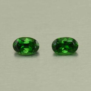 ChromeTourmaline oval pair 6.0x4.0mm 0.81cts N ct496