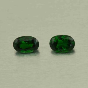 ChromeTourmaline oval pair 6.0x4.0mm 0.89cts N ct498