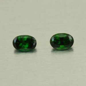 ChromeTourmaline oval pair 6.0x4.0mm 0.90cts N ct499