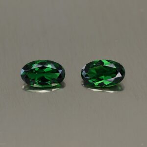 ChromeTourmaline oval pair 7.5x4.5mm 1.35cts ct211