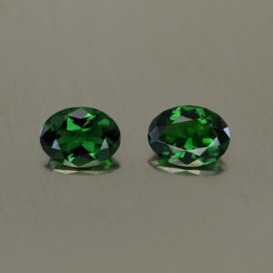 ChromeTourmaline oval pair 8.0x5.9mm 2.02cts ct179