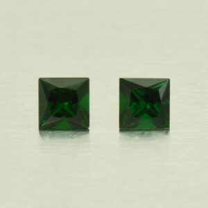 ChromeTourmaline princess pair 4.0mm 0.66cts N ct531