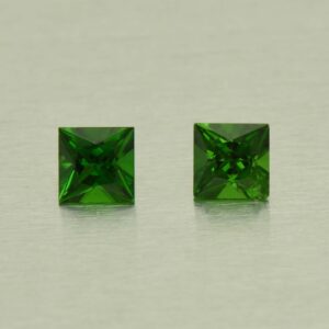 ChromeTourmaline princess pair 4.0mm 0.69cts N ct532 SOLD