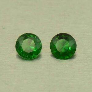 ChromeTourmaline round pair 3.5mm 0.23cts N ct558