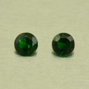 ChromeTourmaline round pair 3.5mm 0.28cts N ct562