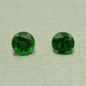 ChromeTourmaline round pair 3.5mm 0.29cts N ct563