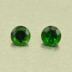 ChromeTourmaline round pair 3.5mm 0.31cts N ct564
