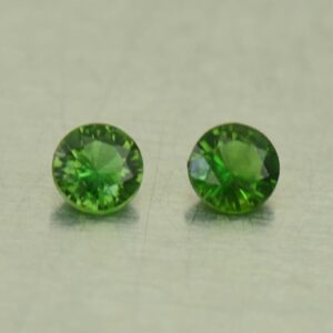 ChromeTourmaline round pair 3.6mm 0.32cts N ct566
