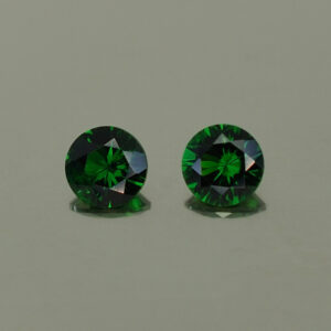 ChromeTourmaline round pair 4.5mm 0.60cts N ct263 SOLD