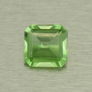 ChromeTourmaline sq eme cut 3.8mm 0.22cts N ct524