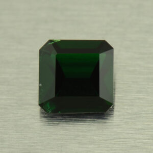 ChromeTourmaline sq eme cut 4.6mm 0.42cts N ct518