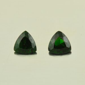ChromeTourmaline trill pair 5.0mm 0.73cts N ct405