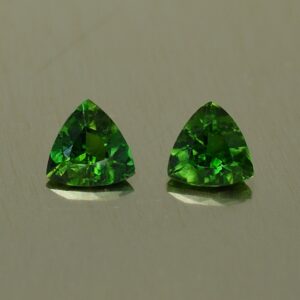 ChromeTourmaline trillion pair 5.0mm 0.73cs ct202