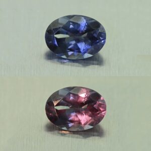 ColorChangeGarnet oval 7.1x5.1mm 1.01cts N cc412 combo SOLD
