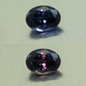 ColorChangeGarnet oval 8.1x5.9mm 1.77cts N cc418 combo SOLD