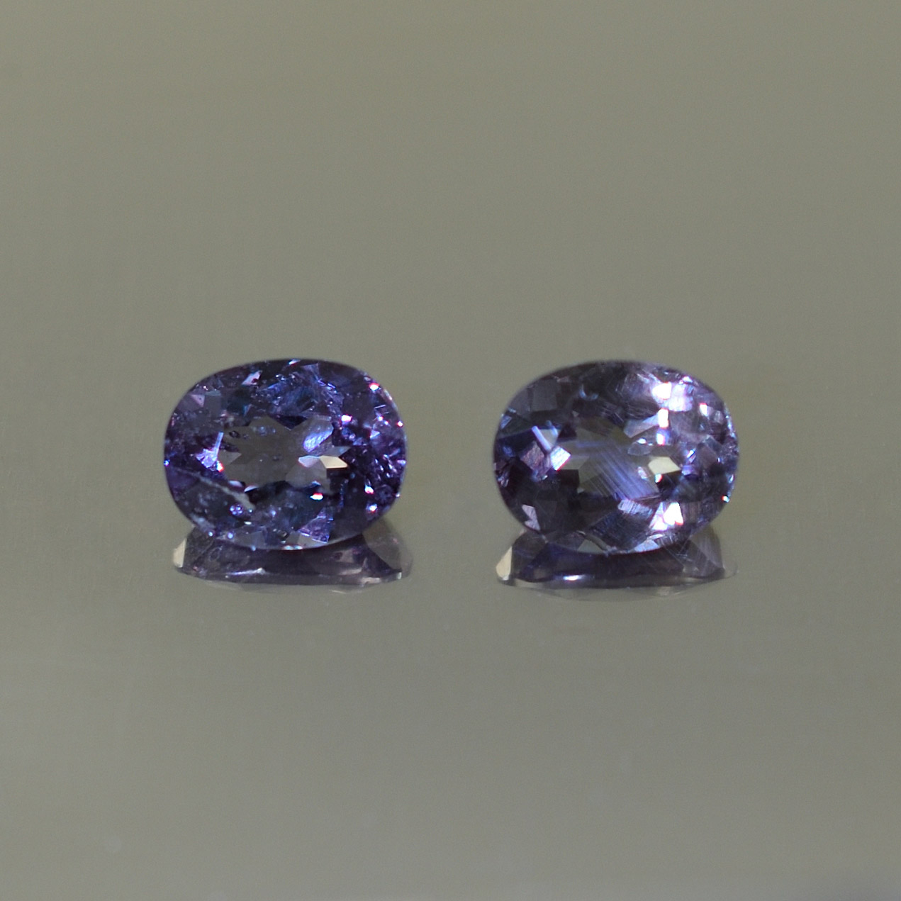 ColorChangeGarnet oval pair 6.9x5.5mm 2.38cts N cc301 primary SOLD