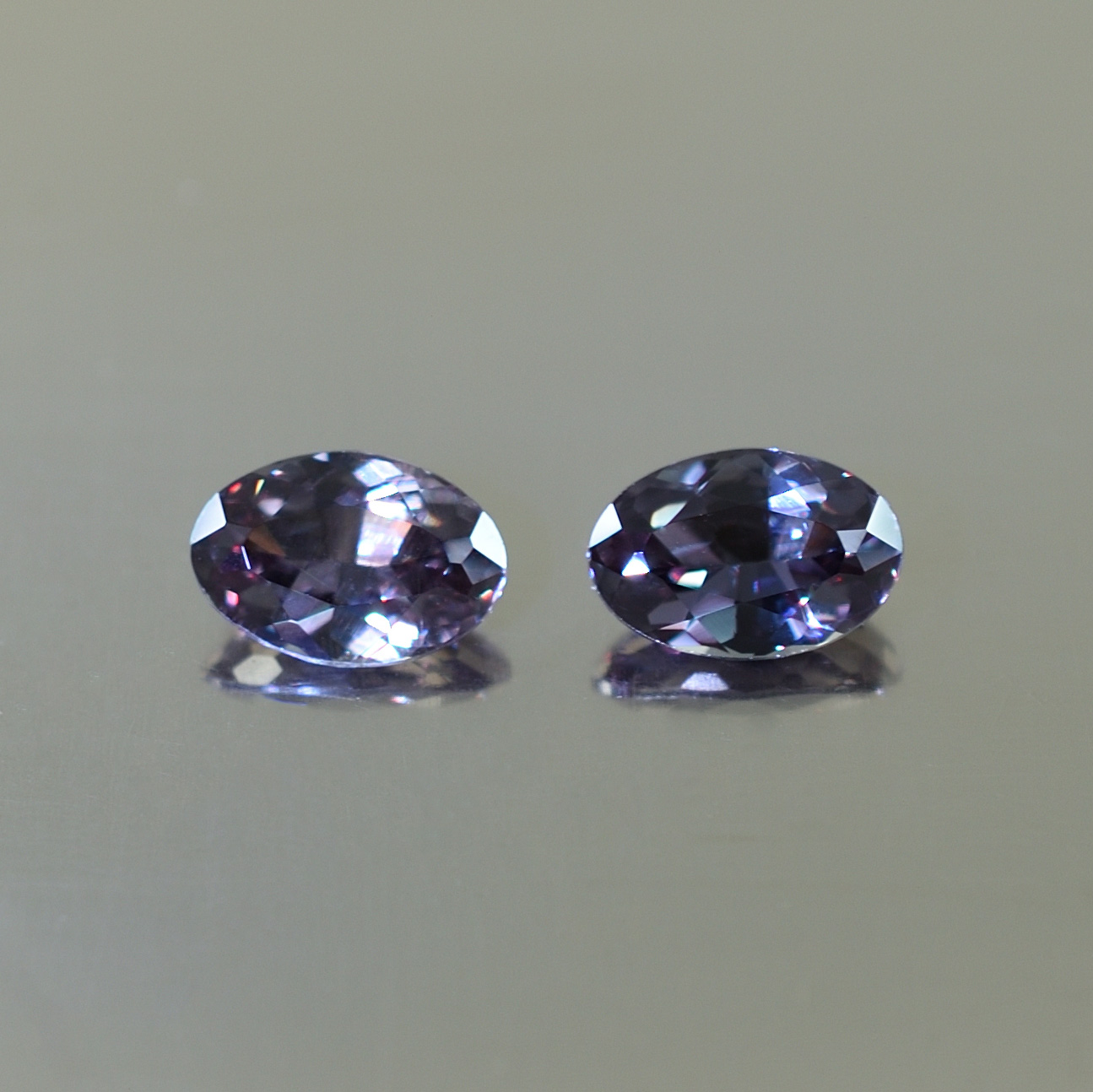 ColorChangeGarnet oval pair 7.5x5.1mm 2.12cts N cc143 primary SOLD