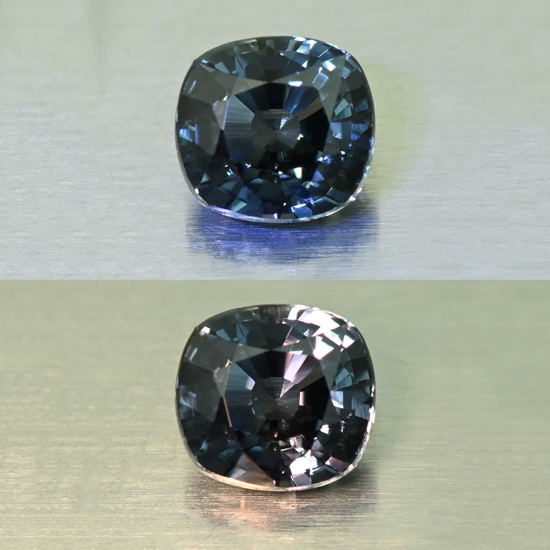ColorChangeSapphire cush 6.8x6.4mm 1.91cts N sa1002 combo SOLD