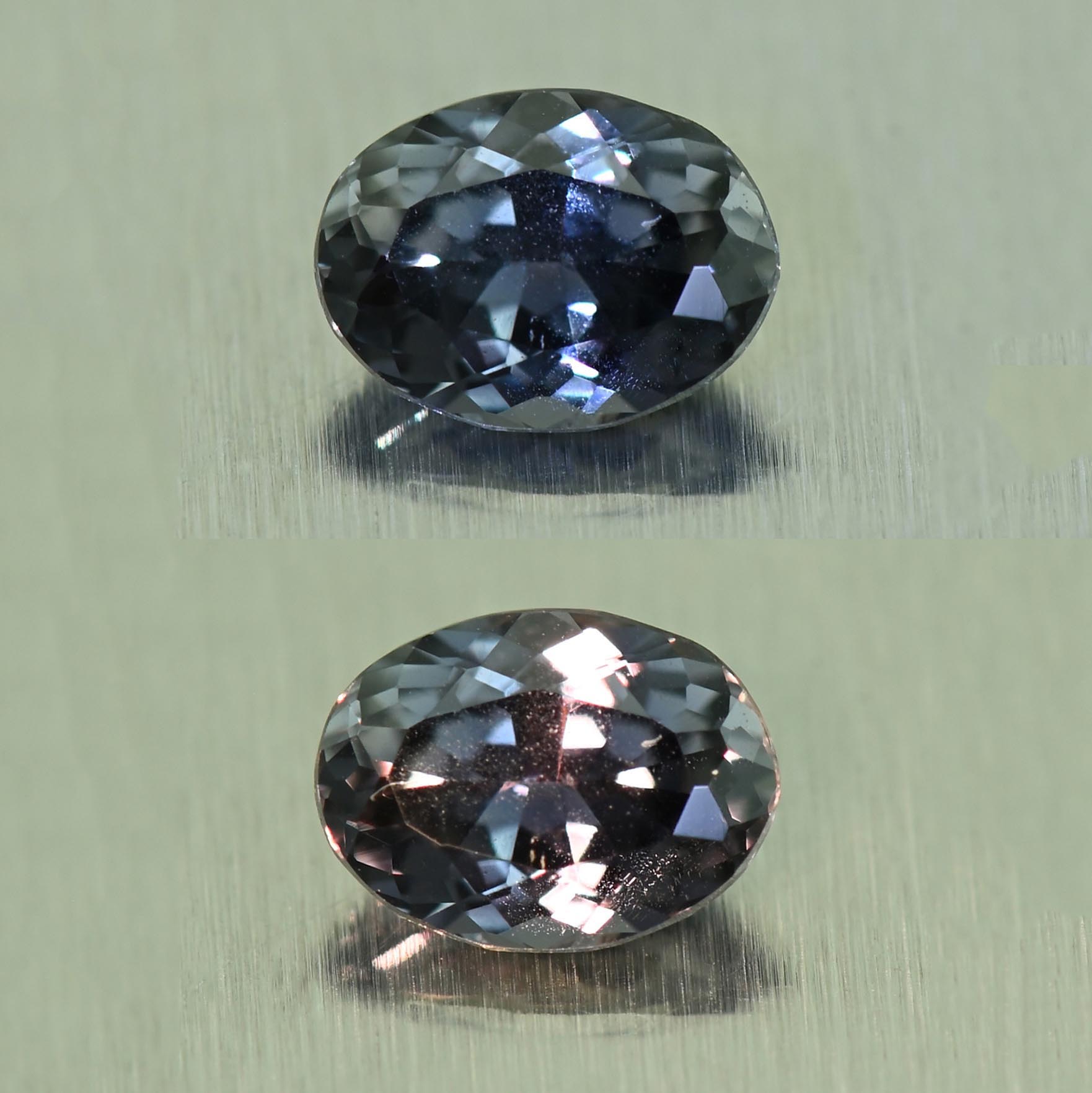 ColorChangeSapphire oval 5.9x4.4mm 0.63cts N sa737 combo