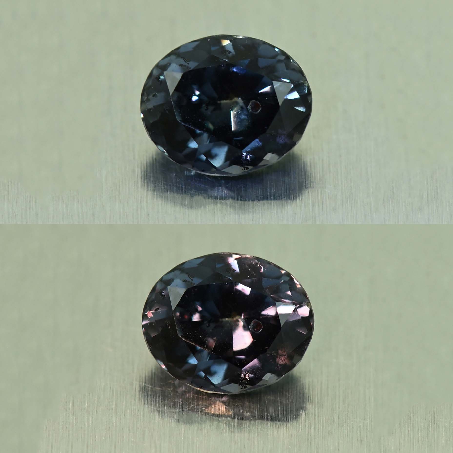 ColorChangeSapphire oval 6.8x5.6mm 1.31cts N sa741 combo