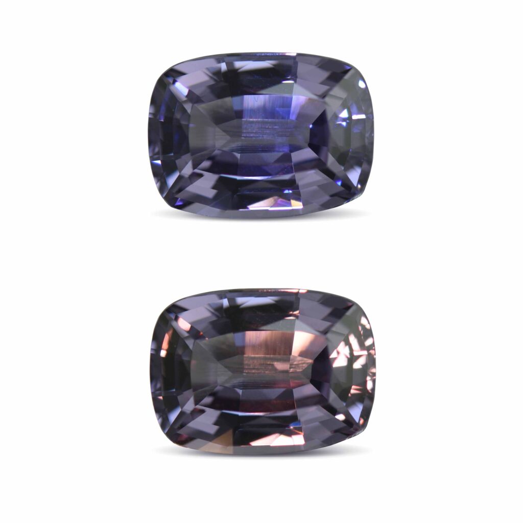 ColorChangeSpinel cush 10.7x7.8m 3.65cts N sp663 combo sh
