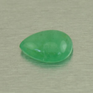 Emerald pear cab 6.2x4.4mm 0.42cts O em137 SOLD