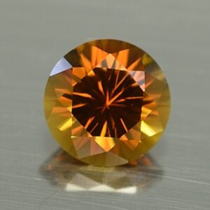 GoldenTourmaline round 7.0mm 1.33cts tm1324