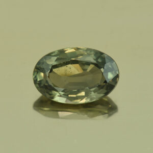GreenSapphire oval 10.3x6.7mm 2.82cts N sa513