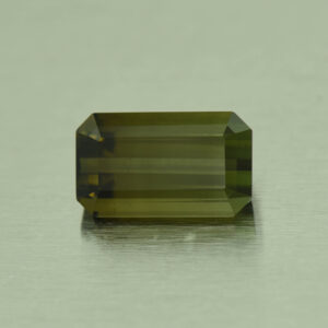 GreenTourmaline eme cut 11.1x6.5mm 3.40cts N tm807