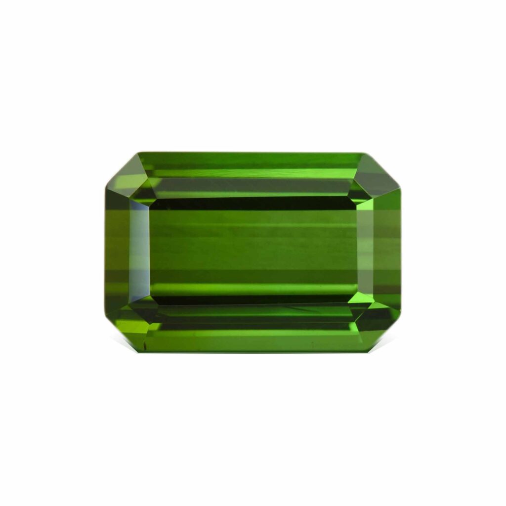 GreenTourmaline eme cut 12.0x8.0mm 5.08cts N tm1648 sh SOLD