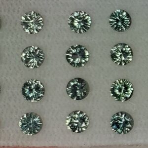 GreySapphire round 3.0mm 2.46cts 20pcs N sa382 SOLD