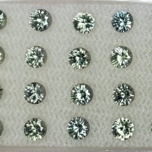 GreySapphire round 3.0mm 2.58cts 20pcs N sa383 SOLD
