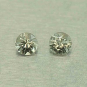 GreySapphire round pair 2.5mm 0.17cts N sa772