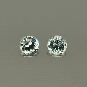 GreySapphire round pair 4.0mm 0.58cts N sa404 SOLD