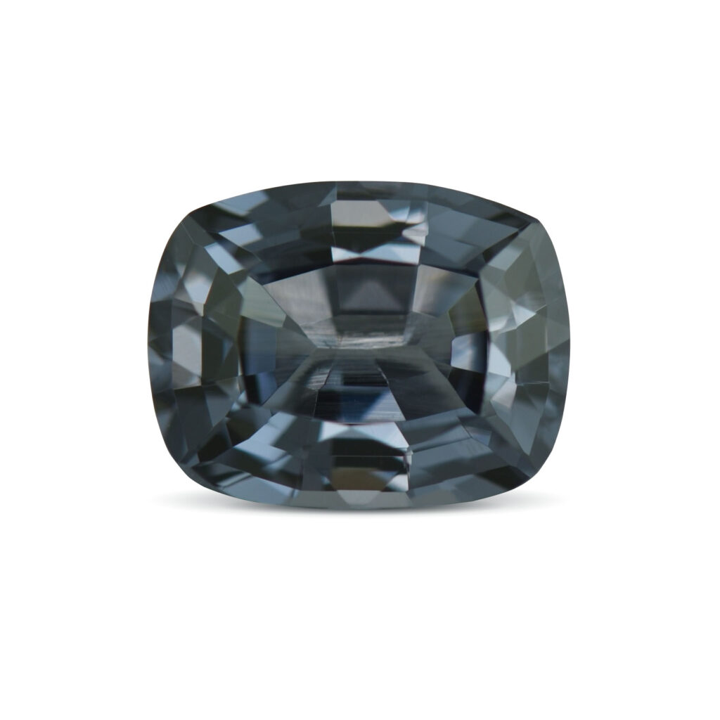 GreySpinel cush 8.3x6.4m 1.77cts N sp654 sh