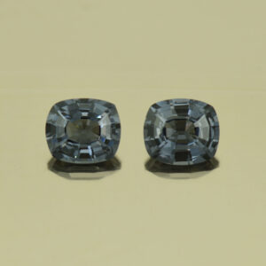 GreySpinel cush pair 6.0x5.2mm 1.75cts N sp680