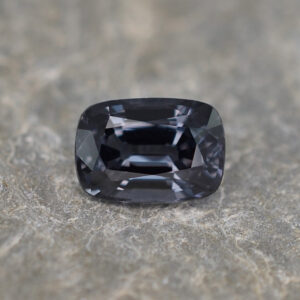 GreySpinel cushion 8.8x6.1mm 2.30cts N sp220 b crop SOLD