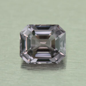 GreySpinel eme cut 6.8x5.8mm 1.37cts N sp648 SOLD