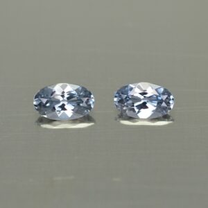 GreySpinel oval pair 5.0x3.0mm 0.48cts sp565