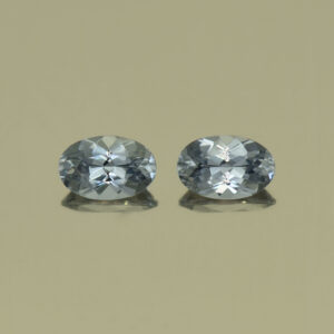 GreySpinel oval pair 6.0x4.0mm 0.96cts N sp581
