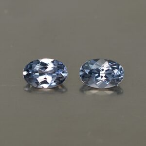 GreySpinel oval pair 6.0x4.0mm 1.01cts sp486 SOLD