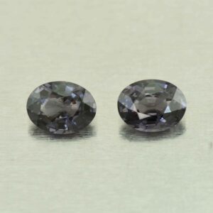 GreySpinel oval pair 8.0x6.0mm 2.73cts N sp762 scaled 1