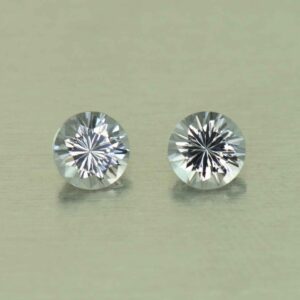 GreySpinel round pair 3.5mm 0.40cts N sp856 SOLD