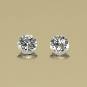 GreySpinel round pair 4.5mm 0.81cts N sp373 SOLD