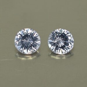 GreySpinel round pair 5.0mm 1.01cts sp371 SOLD