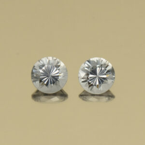 GreySpinel round pair 5.0mm 1.17cts N sp585 SOLD