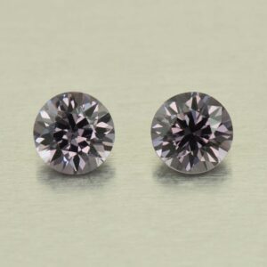 GreySpinel round pair 6.1mm 1.72cts N sp778 SOLD