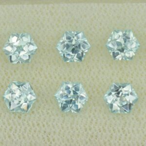 IceBlueZircon hex box 4.0mm 4.37cts H zn5069 scaled 1 SOLD