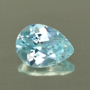 IceBlueZircon pear 8.1x6.0mm 1.65cts H zn3314 SOLD