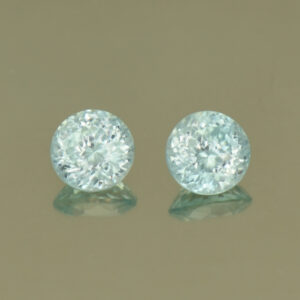 IceBlueZircon round pair 4.1mm 0.87cts H zn4937